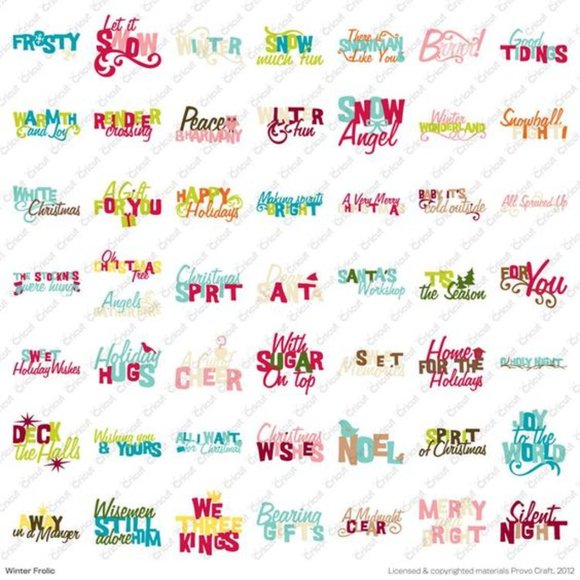 Cricut WINTER FROLIC shapes - Picture 6 of 12